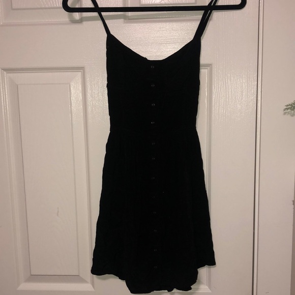 garage bustier little black dress